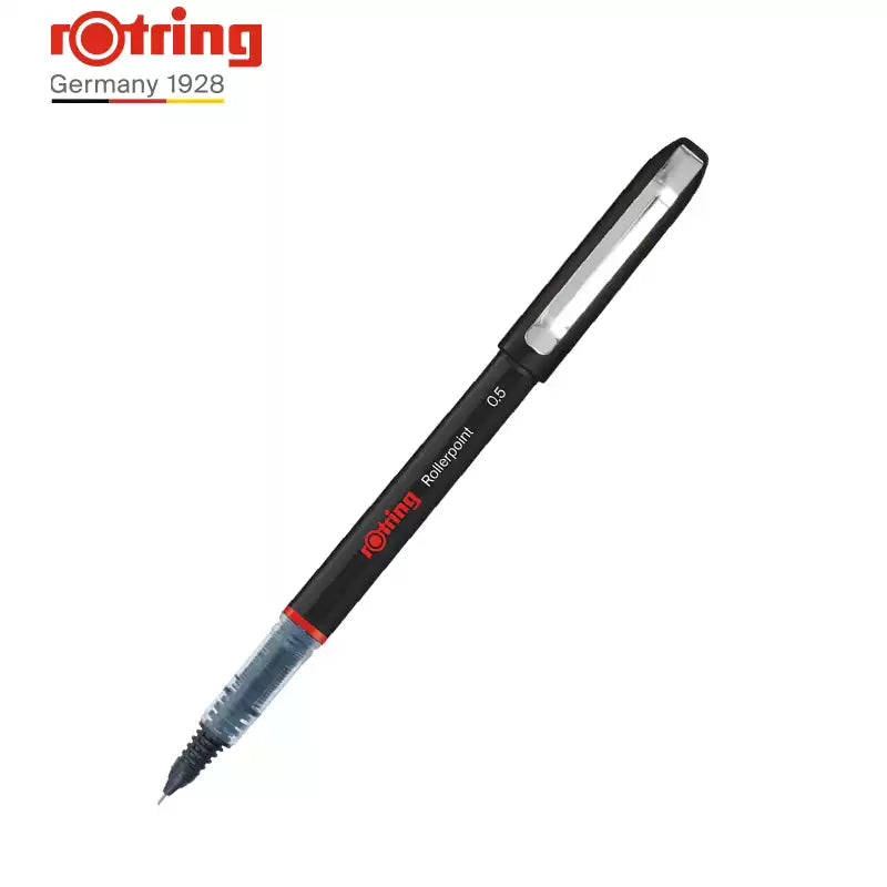 rOtring Rollerpoint Rollerball Pen 3-Pack – Blue Ink | Needle Tip | 0.5mm / 0.7mm | Liquid Ink Precision Liner