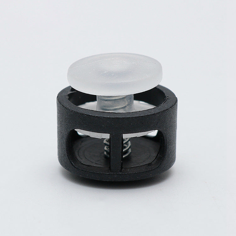 17mm Plastic Cord Locks Spring Stopper Drawstring Toggles (500-Pack) 17