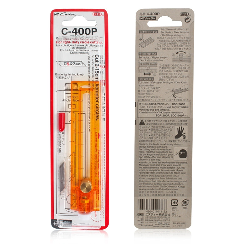 NT Cutter Compass Circle Cutter, 2 - 15cm(C-400P)