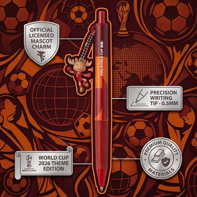 M&G 2026 FIFA World Cup Limited Edition Gel Pen 3 Pack 0.5mm Black Ink