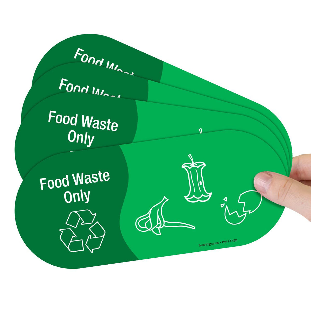 20PCS Mixed Recycle Stickers for Trash Bins for Home Office