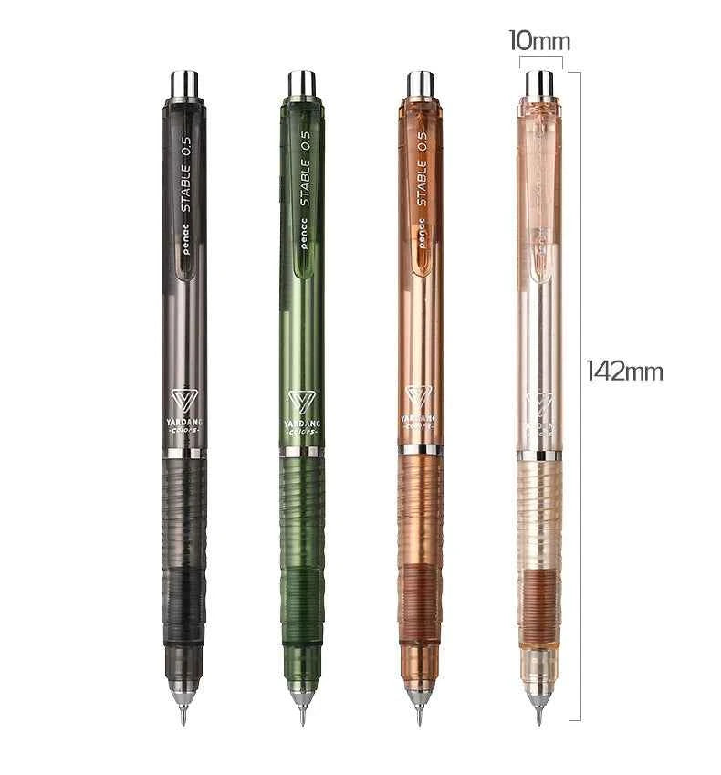 Japanese Penac STABLE 0.5MM Click Gel Pen 4 Pack