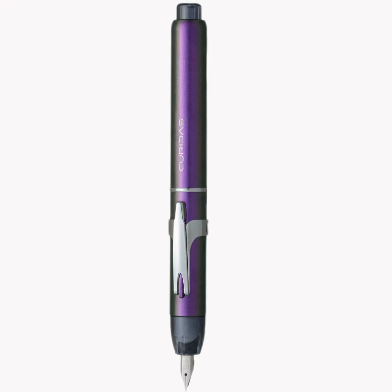 Platinum PKN-9000 CURIDAS Retractable Fountain Pen – Gemstone Limited Edition | Made in Japan Purple