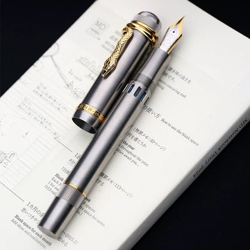 MAJOHN P137 Titanium Fountain Pen | 2025 Year of the Snake Limited Edition Snake A