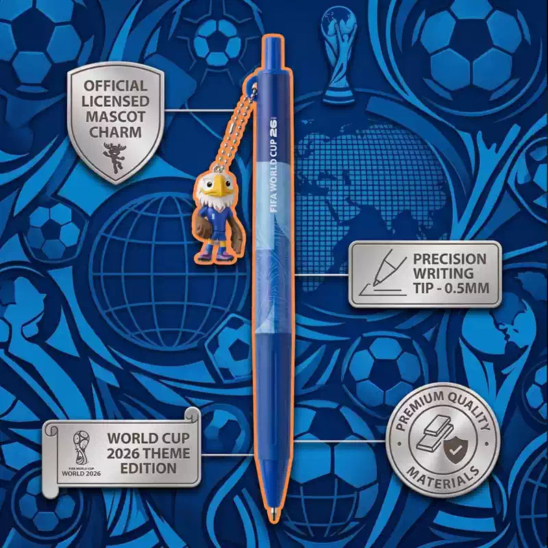 M&G 2026 FIFA World Cup Limited Edition Gel Pen 3 Pack 0.5mm Black Ink