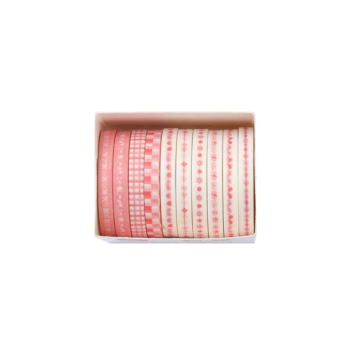 Rainbow Ultra-Fine Washi Tape Set | 120 Rolls | 12 Color Palettes × 10 Rolls | 5mm × 2m
