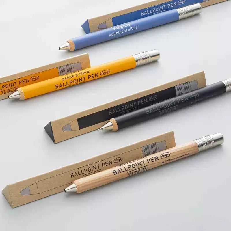 Mark's Style Days Gel Wooden Ballpoint Pen 0.5mm