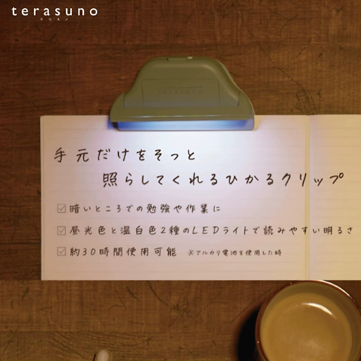 Sun-star Terasuno Book Clip Reading Light