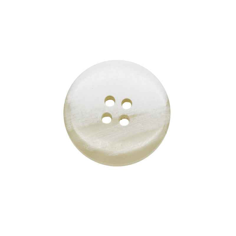 25mm Wood Grain Gradient White Black Round 4-Hole Resin Buttons 100pcs White