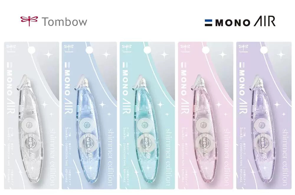 Tombow MONO Shimmer Edition Mechanical Pencil Eraser Leads Set of 4 [Limited]