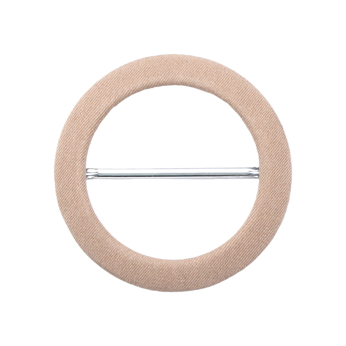Round Fabric Covered Metal D-Ring Buckles Belt Adjustment 8pcs