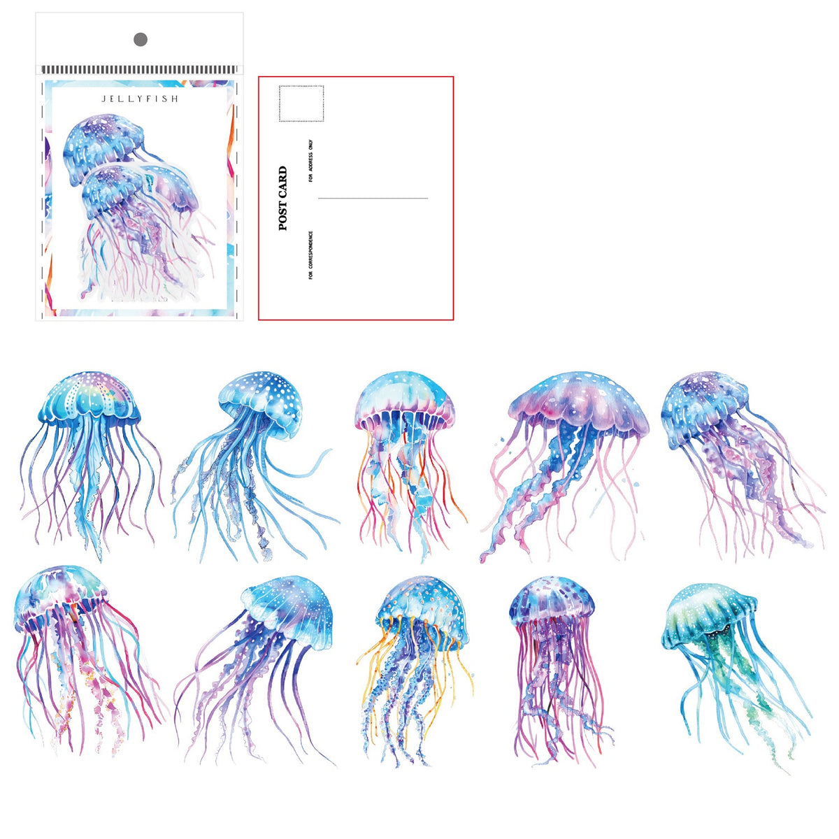 Dreamland Feather Sticker Set – 120 Sheets 70mm