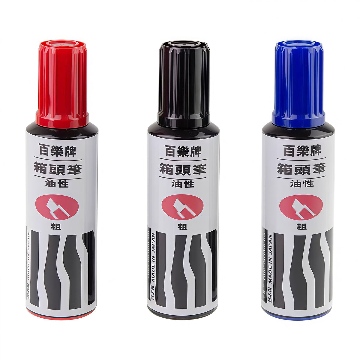 Pilot Super Color SC-BM B-Type Permanent Markers, 8 mm, 3-Pack 3 Mixed
