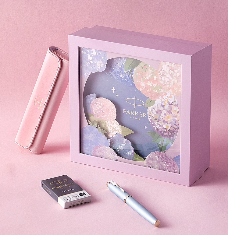 Luxury Parker IM Fountain Pen Gift Set for Women