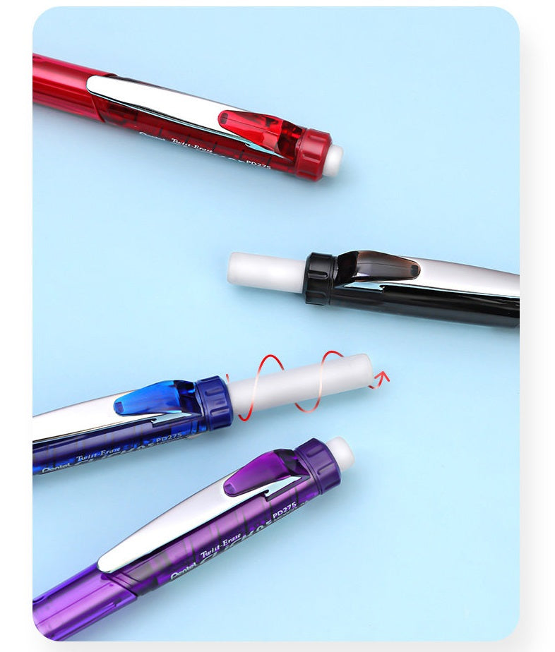 Pentel Click PD275 Mechanical Pencil 0.5mm Twist-Erase 4-Pack