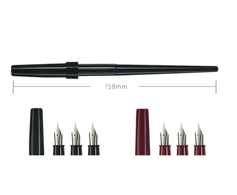 Pilot DPP70 Long Fountain Pen With Ink Converter For Calligraphy Writing