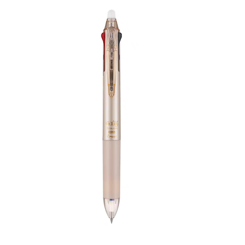 Pilot FriXion Ball Slim 3 Colors Gel Ink Multi Pen - 0.38 mm Pink Orange