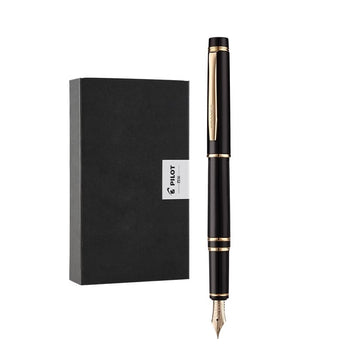 Pilot Grance Fountain Pen 14K Gold Fine Nib Black