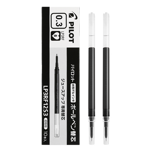 Pilot LP3RF-12S3 Juice Up Gel Pen Refill 0.3mm 10 Pack Black