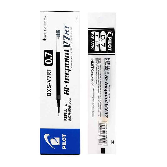 Pilot Precise V7 RT Rollerball Pen Refill - 0.7 mm - Black - 12 Pack