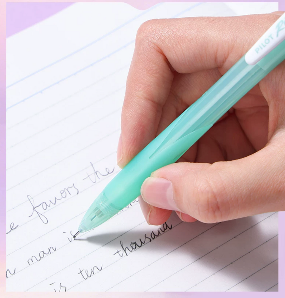 Pilot Rexgrip HRG-10R 0.5 mm Mechanical Pencils, 5-Colour Set