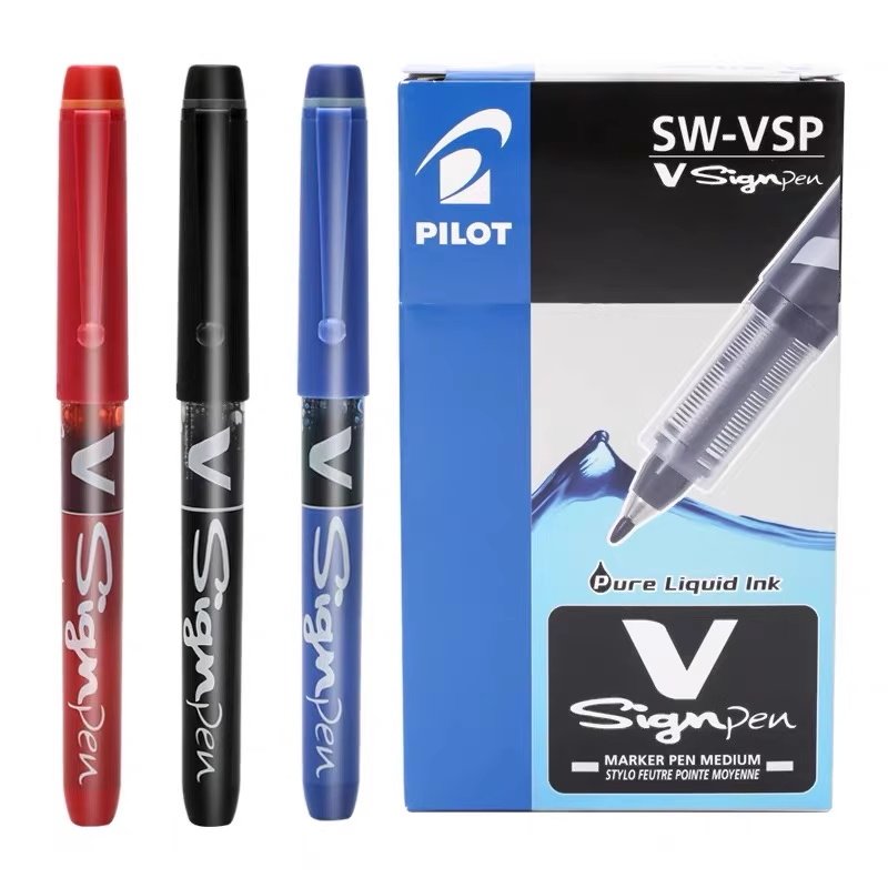 Pilot SW-VSP V Sign Pen Pure Liqud Ink 3 Pack