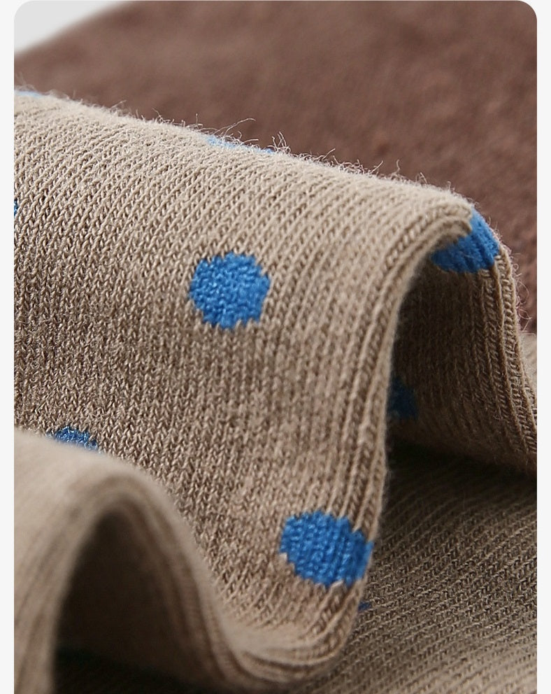 Color-Block Stripe & Polka Dot Princess Socks for Women 3 Pack