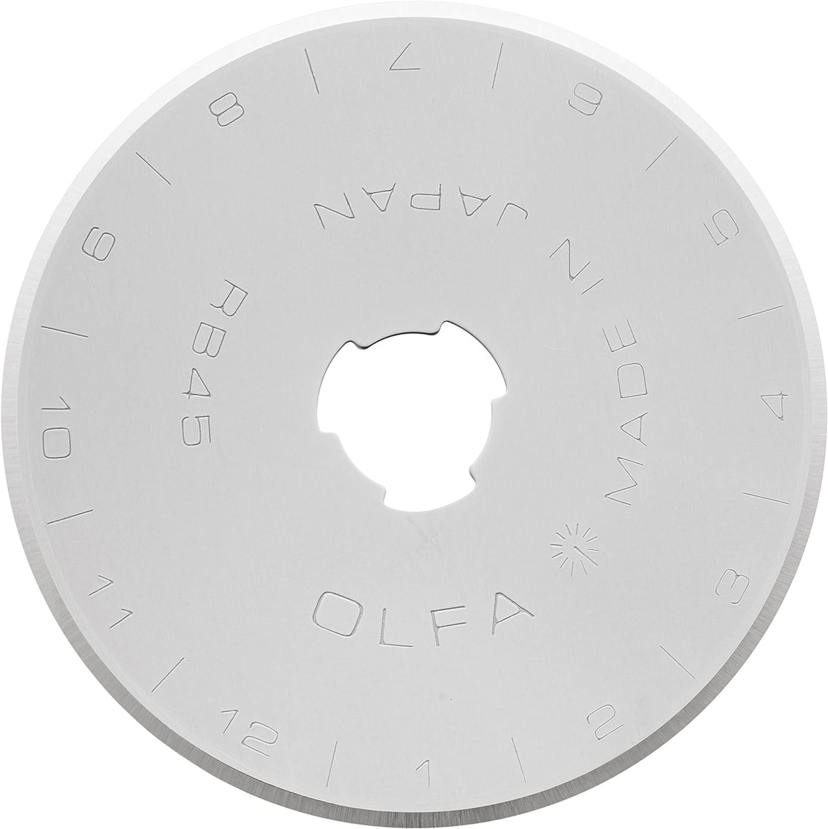 OLFA RB45-10 45mm Straight Edge Rotary Blade,10 Pack