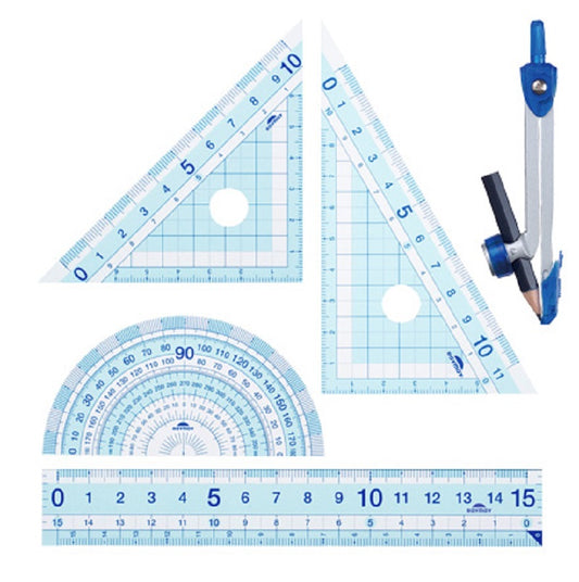 Raymay Study Mate Zero Edge Ruler Set APJ907