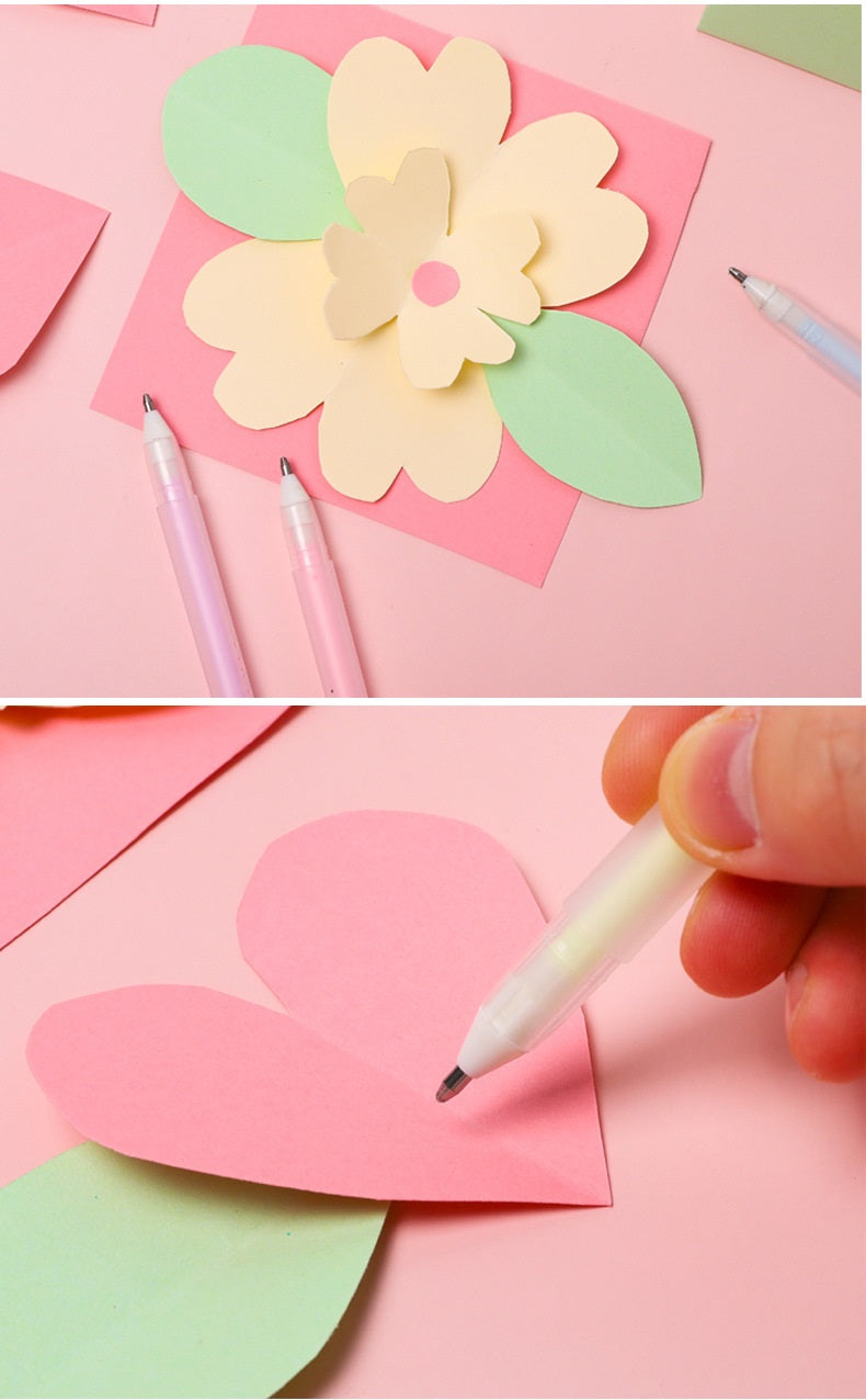 Punktklebestift mit feiner Spitze, schnell trocknend, 6er-Pack