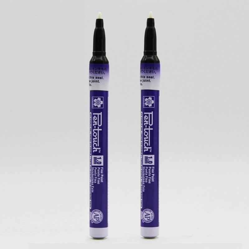 SAKURA Pen-Touch Paint Markers UV Visible Ink -2 Pack (0.7mm/1.0mm) 2pcs 1.0mm