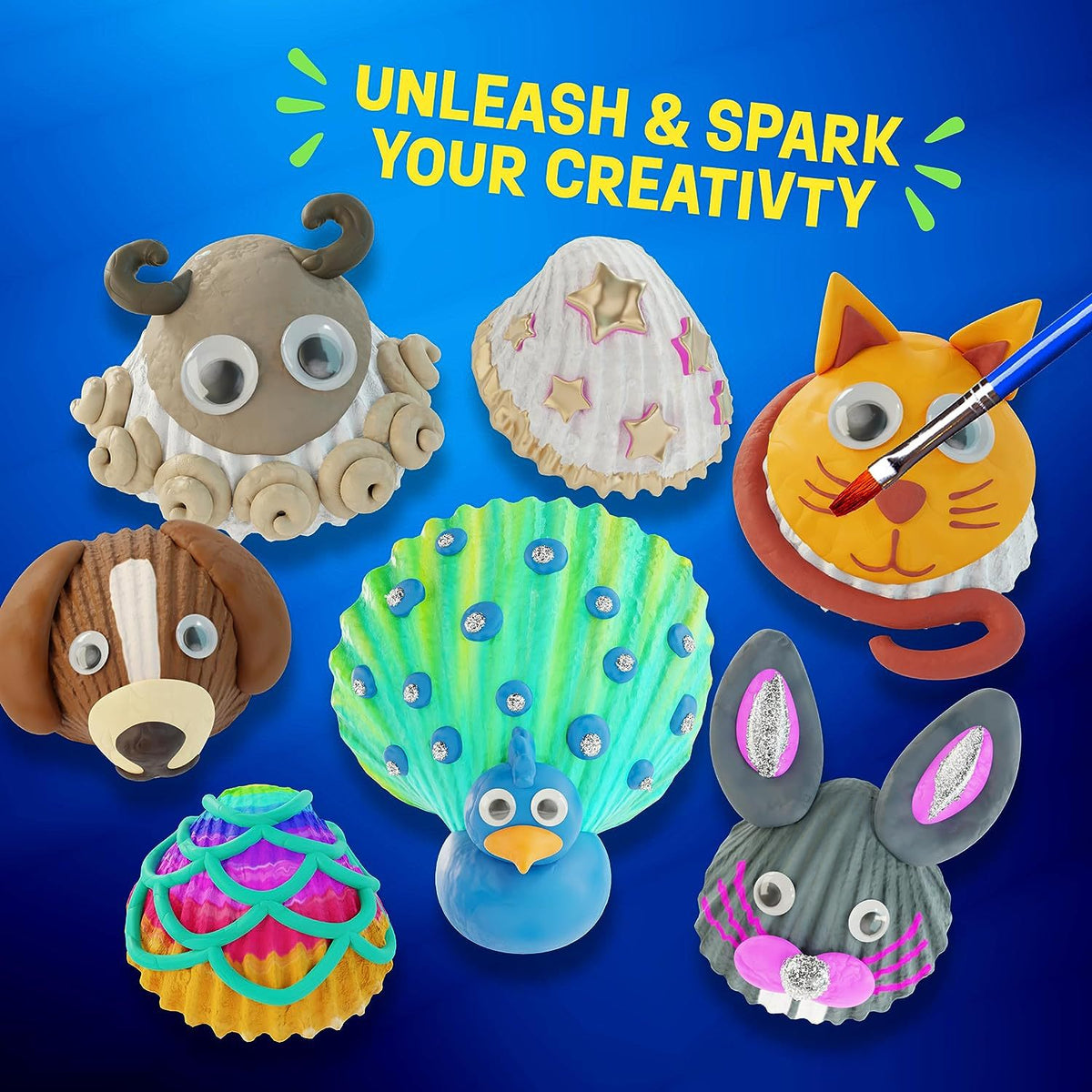 Kids Sea Shell Painting Craft Kit