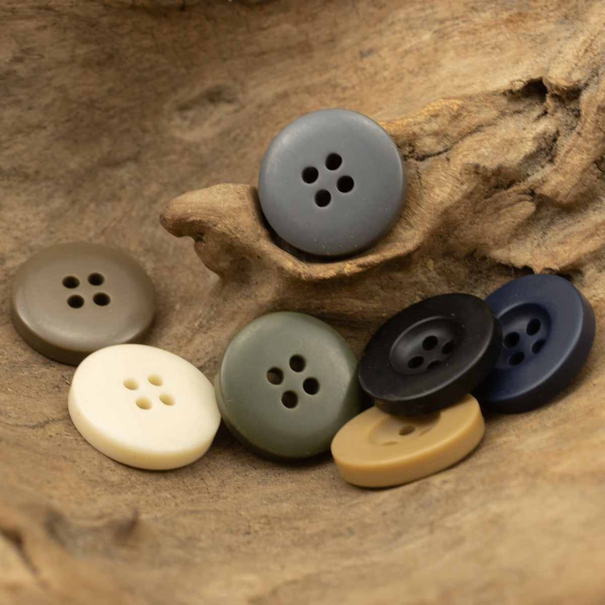 Vintage Jacket Sweater Resin Buttons 50pcs