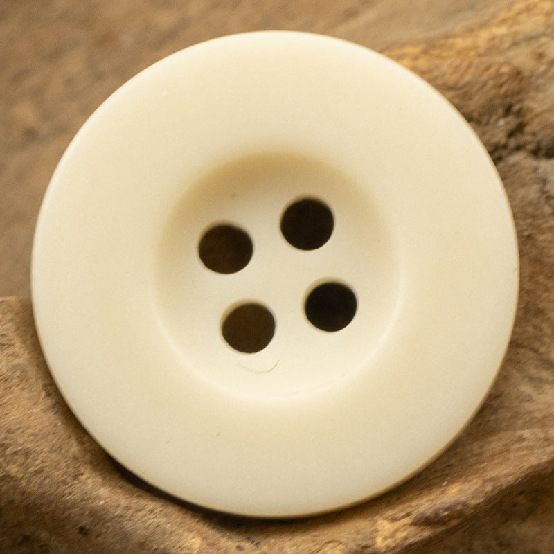 Vintage Jacket Sweater Resin Buttons 50pcs Milk White