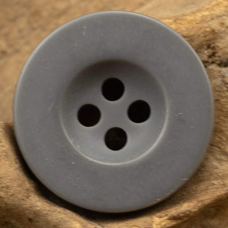 Vintage Jacket Sweater Resin Buttons 50pcs Dark Gray