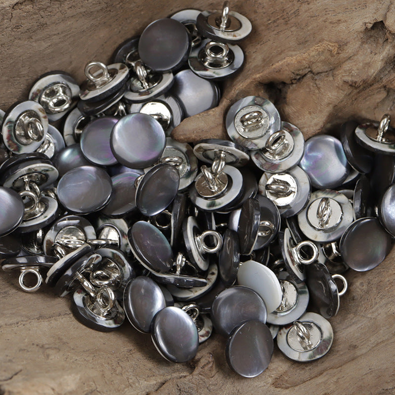 11.5mm Natural Shell Luxury Shirt Buttons,10pcs Blue