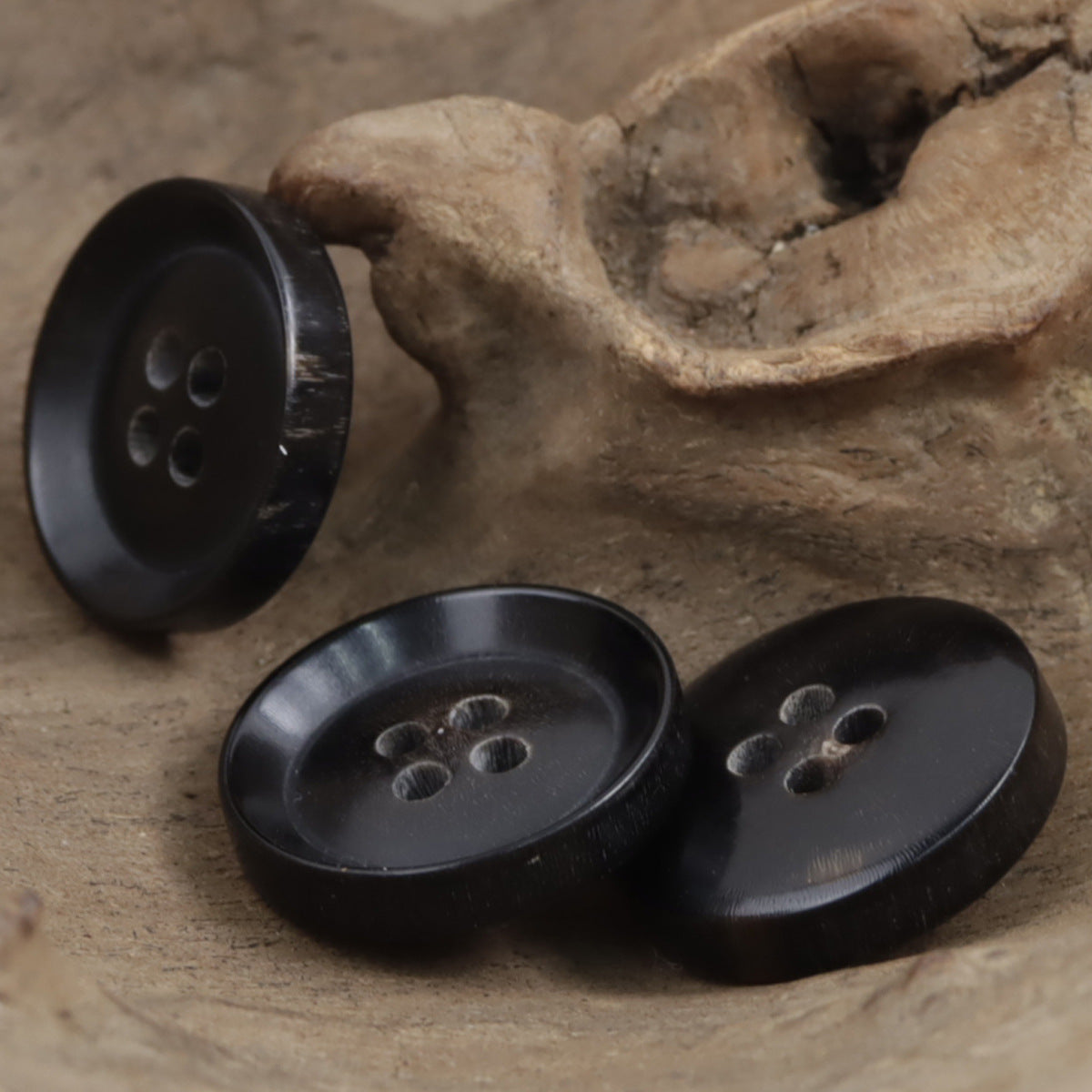 15-28mm Natural Real Horn Buttons for Luxury Suits Pants 10pcs