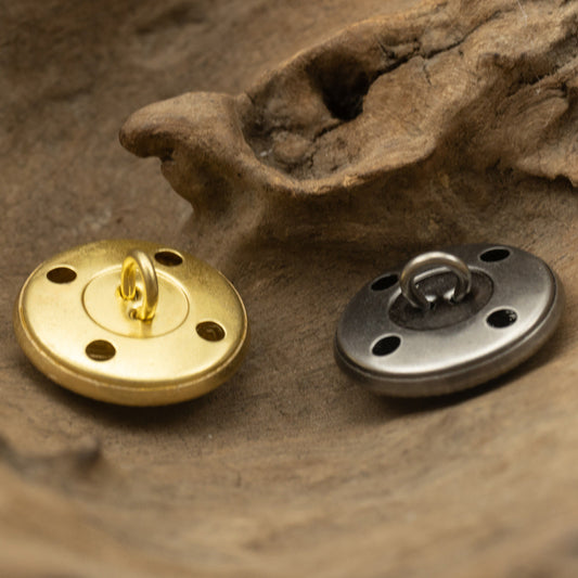 British Anchor Pattern,Vintage Gold and Silver Brass Buttons 20 Pack