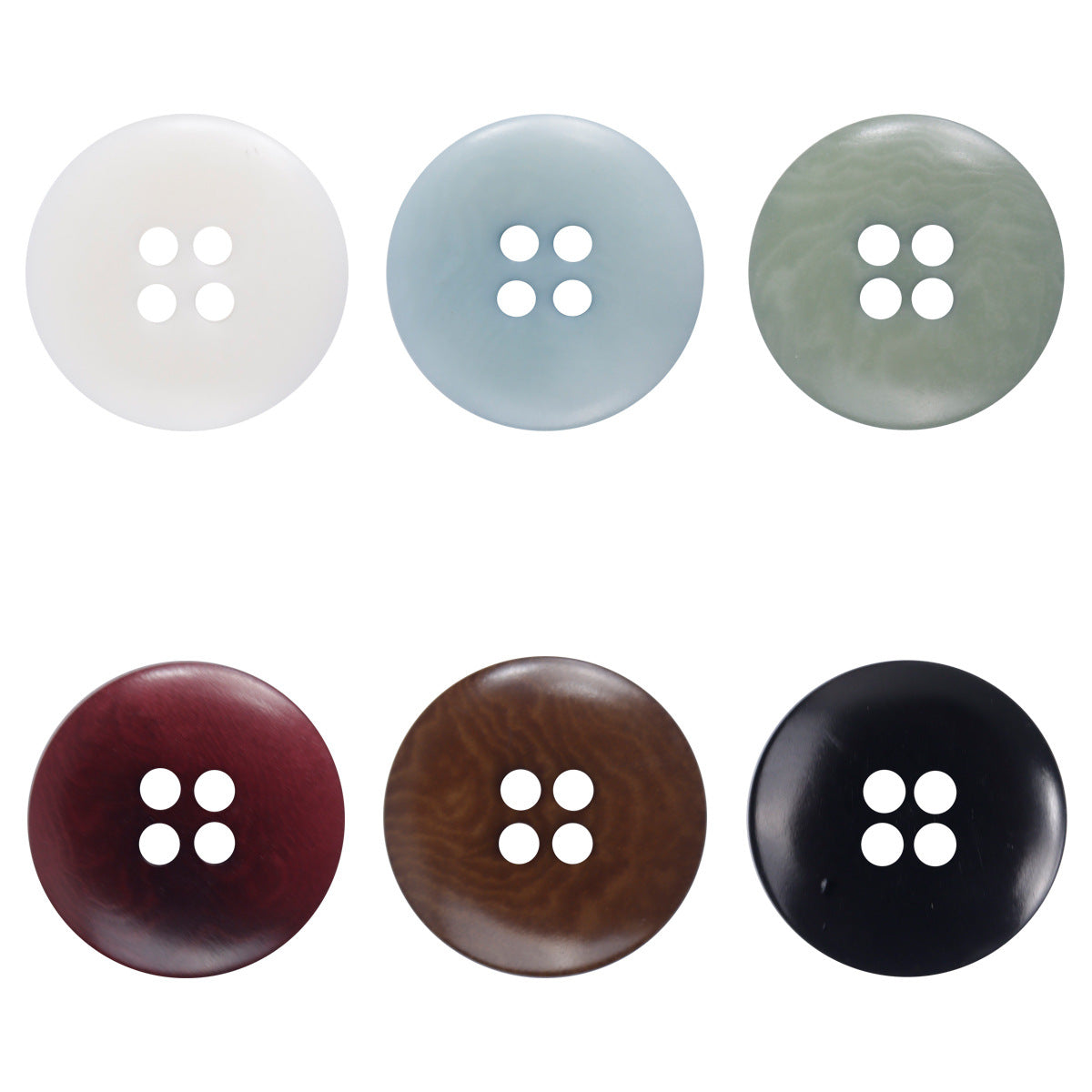 Eco-Friendly Natural Palm Fruit Buttons 30 Pack