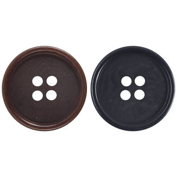 Frosted Red-Brown Natural Fruit Button for Handmade Knits 10pcs
