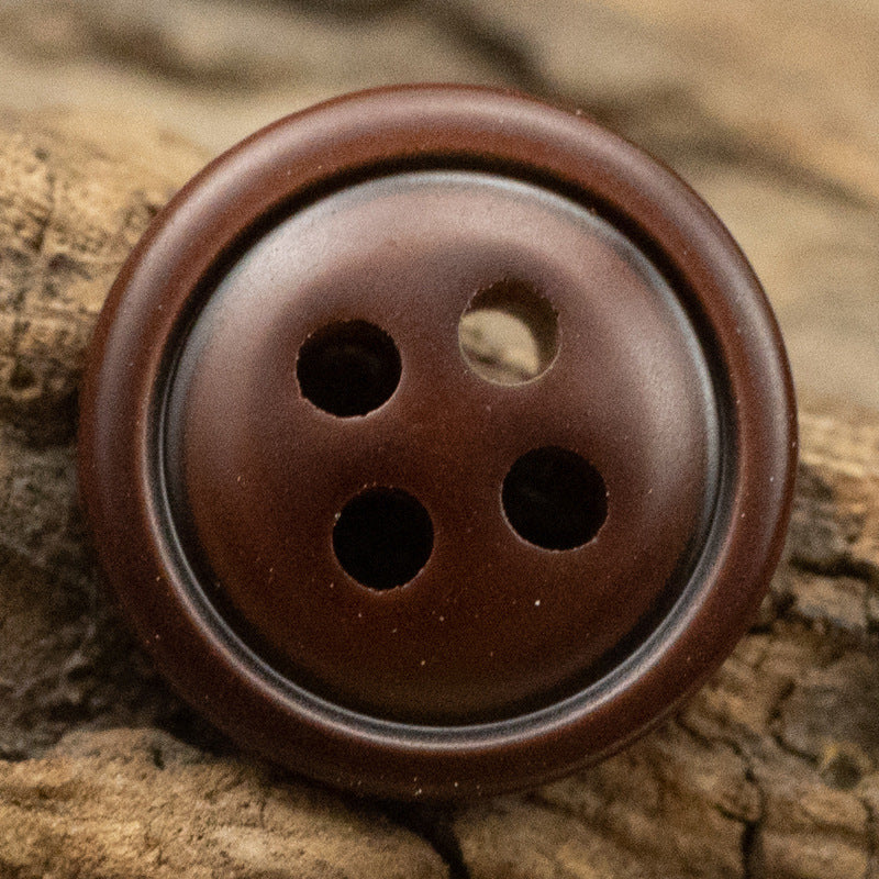 11.5mm Orange, Wine Red and Dark Green Resin Buttons for Shirts 60 Pack