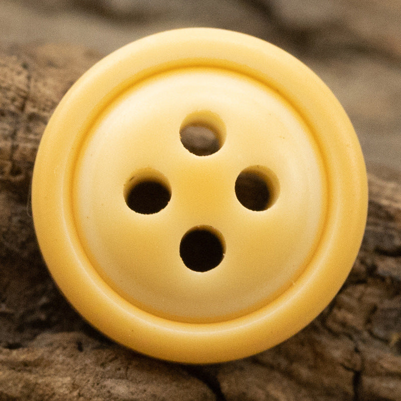 11.5mm Orange, Wine Red and Dark Green Resin Buttons for Shirts 60 Pack