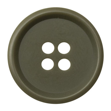 Round 4 Hole Matte Army Green Military Resin Buttons,20pcs