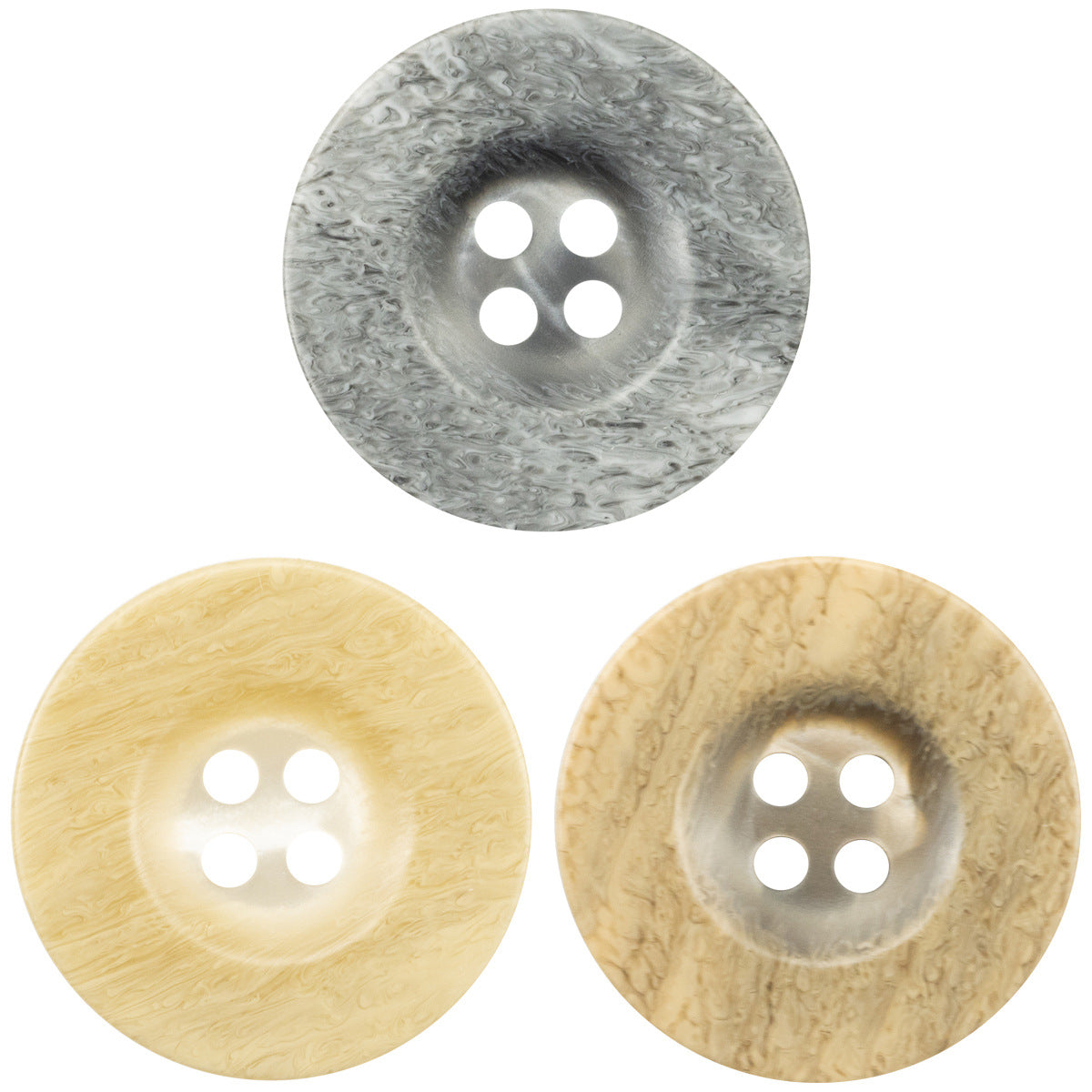 Imitation Marble Pattern Garment Resin Buttons,20pcs