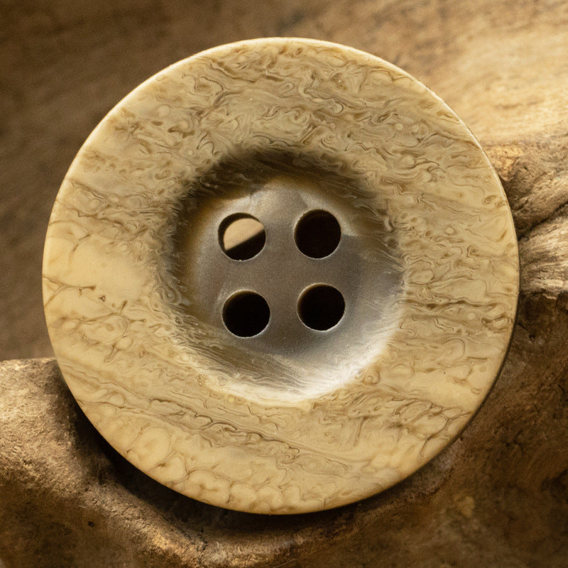 Imitation Marble Pattern Garment Resin Buttons,20pcs Coffee