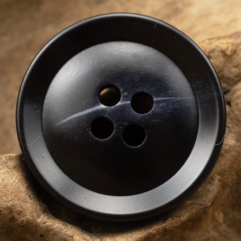 15-30mm Black Brown Resin Buttons for Suits 30pcs Black
