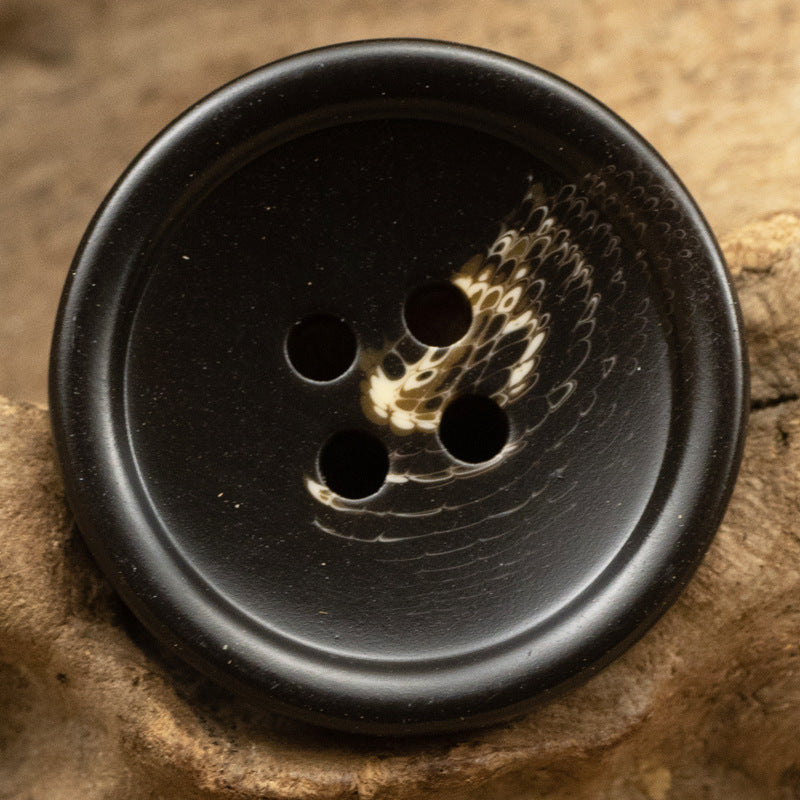 15-28mm Resin Four-Hole Buttons for Short Windbreakers 30 Pack