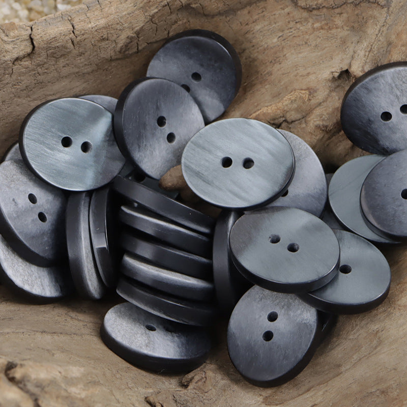 Oval Two-Hole Gradient Resin Buttons Double Sides 40 Pack