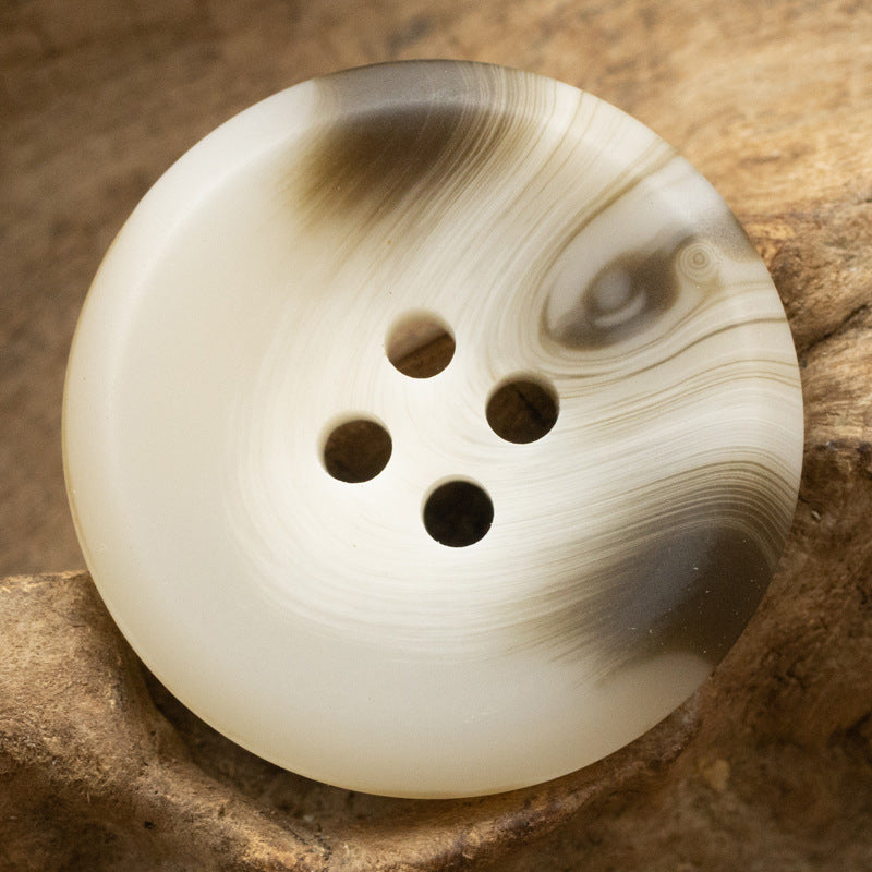 15-30mm Four-Hole Resin Buttons for Casual Suits Sweaters 40 Pack