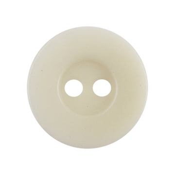 15mm Wide-Edged Simple Beige Two-Hole Natural Fruit Tagut Nut Buttons 10pcs